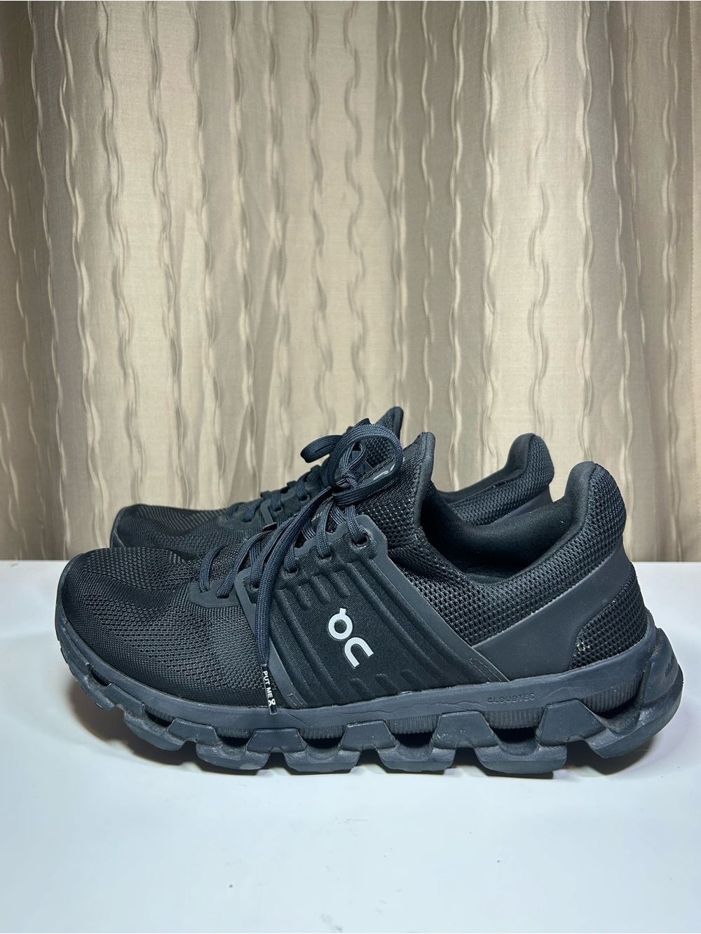 On Cloud Running Cloudswift 3 AD Women's 11 All Black Running Shoes 3WD10150485